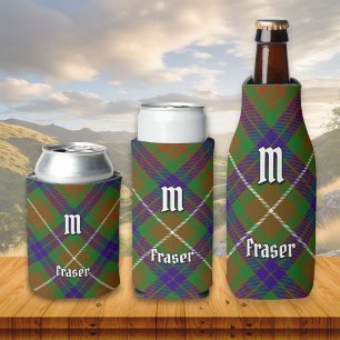 Clan Fraser Hunting Tartan Can Cooler