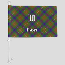 Clan Fraser Hunting Tartan Car Flag