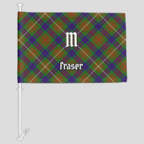 Clan Fraser Hunting Tartan Car Flag