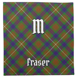Clan Fraser Hunting Tartan Cloth Napkin