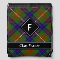Clan Fraser Hunting Tartan Drawstring Bag