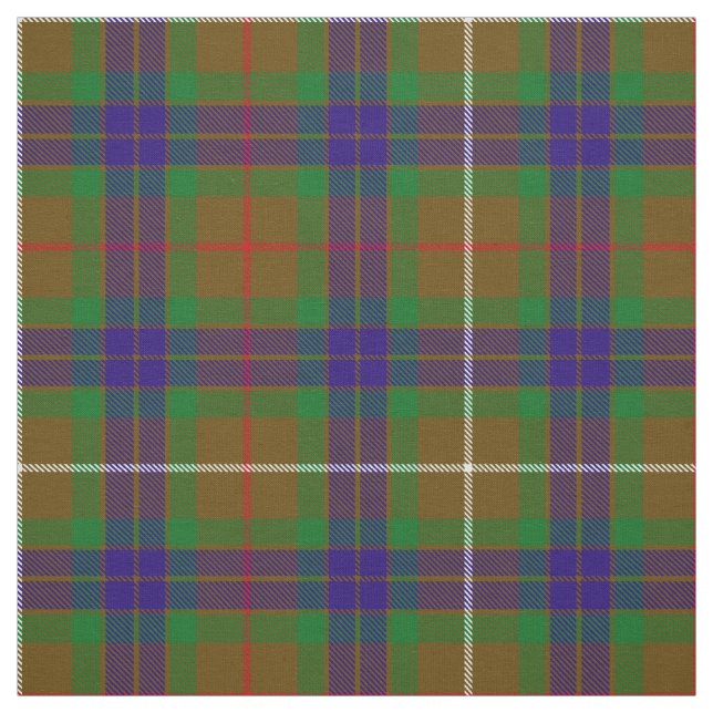Clan Fraser Hunting Tartan Fabric (Swatch)