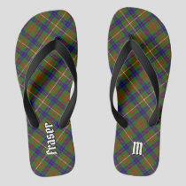 Clan Fraser Hunting Tartan Flip Flops