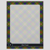 Clan Fraser Hunting Tartan Flyer