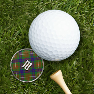 Clan Fraser Hunting Tartan Golf Ball Marker