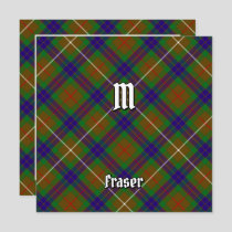 Clan Fraser Hunting Tartan Invitation