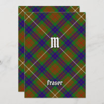 Clan Fraser Hunting Tartan Invitation