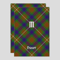 Clan Fraser Hunting Tartan Invitation