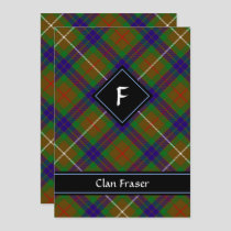 Clan Fraser Hunting Tartan Invitation