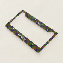 Clan Fraser Hunting Tartan License Plate Frame