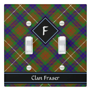 Clan Fraser Hunting Tartan Light Switch Cover