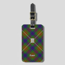 Clan Fraser Hunting Tartan Luggage Tag