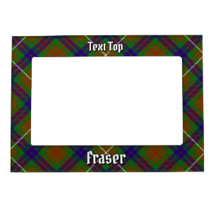 Clan Fraser Hunting Tartan Magnetic Frame