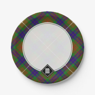 Clan Fraser Hunting Tartan Paper Plates