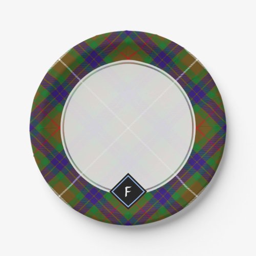 Clan Fraser Hunting Tartan Paper Plates