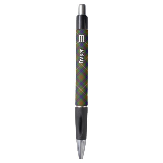 Clan Fraser Hunting Tartan Pen (Front Vertical)