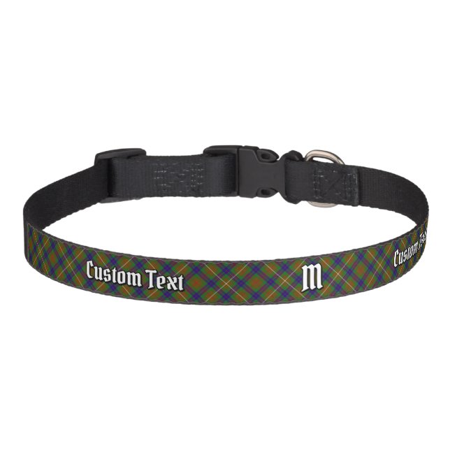 Clan Fraser Hunting Tartan Pet Collar (Front)