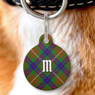 Clan Fraser Hunting Tartan Pet ID Tag