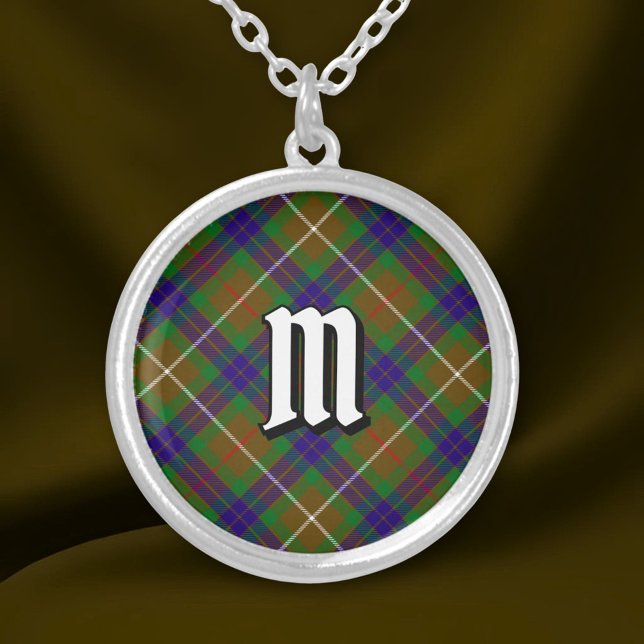 Clan Fraser Hunting Tartan Silver Plated Necklace (Creator Uploaded)