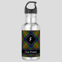 Clan Fraser Hunting Tartan Stainless Steel Water Bottle