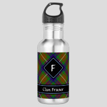Clan Fraser Hunting Tartan Stainless Steel Water Bottle