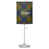 Clan Fraser Hunting Tartan Table Lamp (Left)