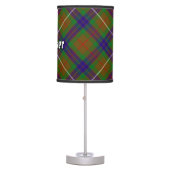 Clan Fraser Hunting Tartan Table Lamp (Front)