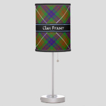 Clan Fraser Hunting Tartan Table Lamp