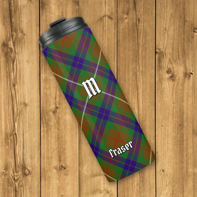 Clan Fraser Hunting Tartan Thermal Tumbler (Creator Uploaded)