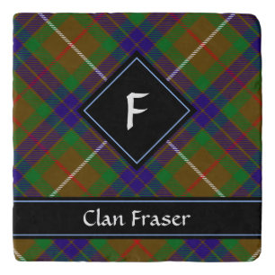 Clan Fraser Hunting Tartan Trivet