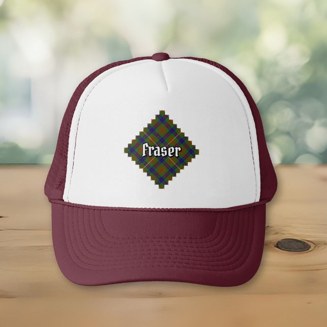 Clan Fraser Hunting Tartan Trucker Hat (Creator Uploaded)