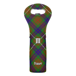 Clan Fraser Hunting Tartan Wine Bag
