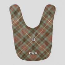 Clan Fraser Hunting Weathered Tartan Baby Bib