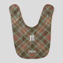 Clan Fraser Hunting Weathered Tartan Baby Bib