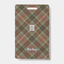 Clan Fraser Hunting Weathered Tartan Badge