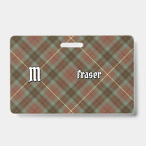 Clan Fraser Hunting Weathered Tartan Badge