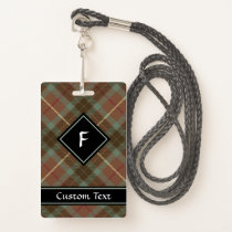Clan Fraser Hunting Weathered Tartan Badge