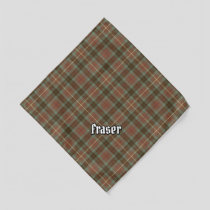 Clan Fraser Hunting Weathered Tartan Bandana