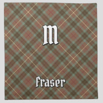 Clan Fraser Hunting Weathered Tartan Cloth Napkin