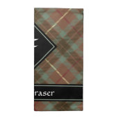 Clan Fraser Hunting Weathered Tartan Cloth Napkin (Half Fold)