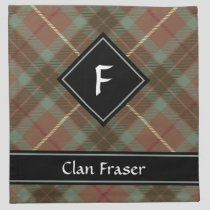 Clan Fraser Hunting Weathered Tartan Cloth Napkin