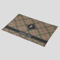 Clan Fraser Hunting Weathered Tartan Cloth Placemat