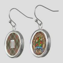 Clan Fraser Hunting Weathered Tartan Earrings