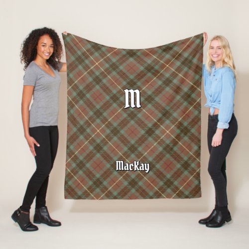 Clan Fraser Hunting Weathered Tartan Fleece Blanket