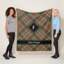 Clan Fraser Hunting Weathered Tartan Fleece Blanket