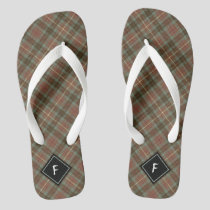 Clan Fraser Hunting Weathered Tartan Flip Flops