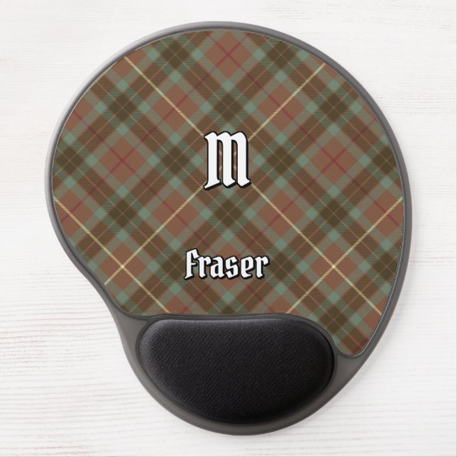 Clan Fraser Hunting Weathered Tartan Gel Mouse Pad (Front)