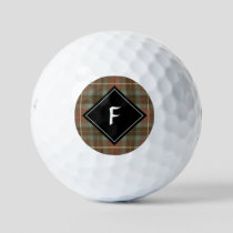 Clan Fraser Hunting Weathered Tartan Golf Balls