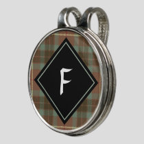 Clan Fraser Hunting Weathered Tartan Golf Hat Clip