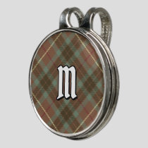 Clan Fraser Hunting Weathered Tartan Golf Hat Clip